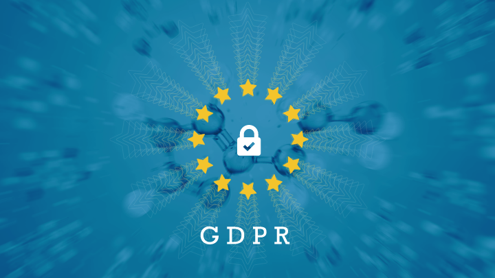 GDPR logo representing data protection in the EU.