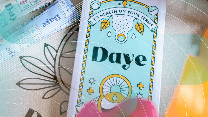 Daye product with the slogan 'To health on your terms'.