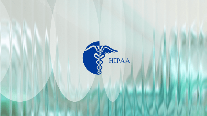 HIPAA logo, symbolizing healthcare data protection.