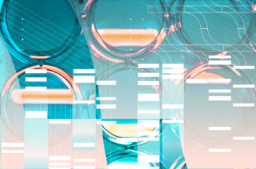 Laboratory equipment for genetic analysis, with DNA data.