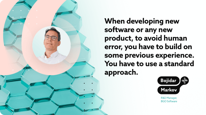 New software development relies on experience and standard methods.