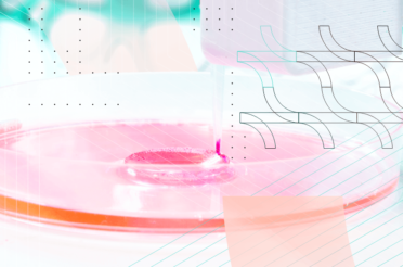 Laboratory testing of liquid in a petri dish.