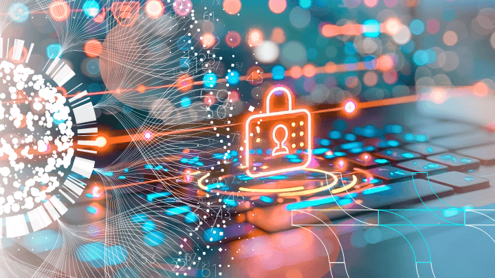 Image of a padlock, symbolizing data security and protection.