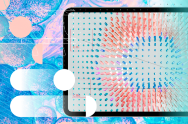 A screen showing a photo with many and different colored pills.
