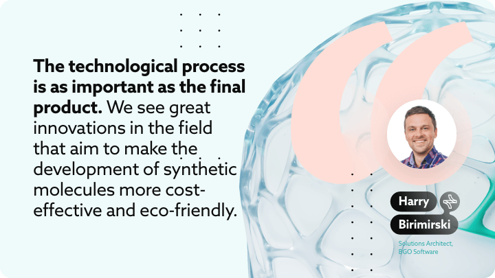 Eco-friendly and cost-effective innovations in synthetic molecule development.